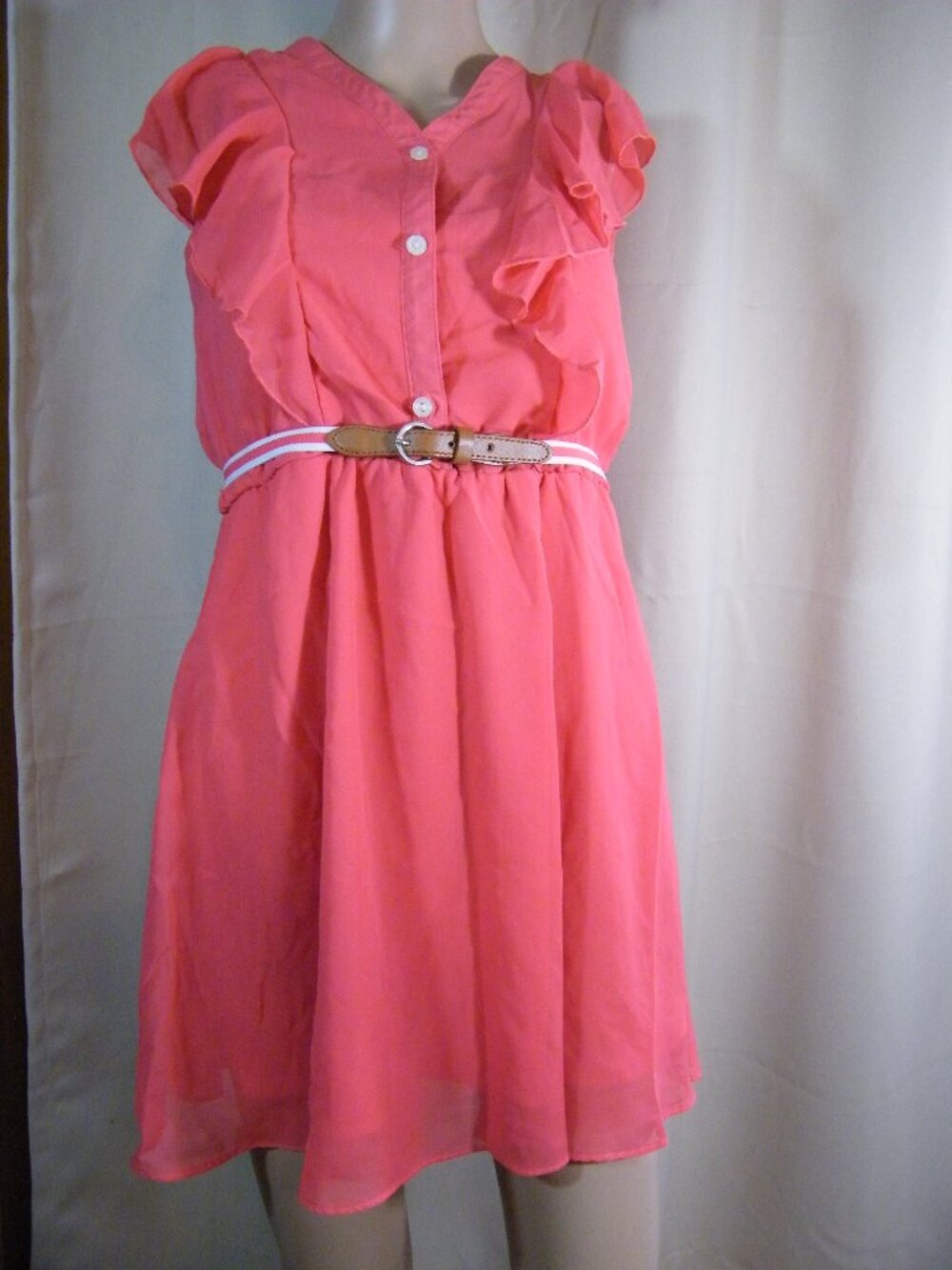 Summer Dress BCX Girl Sz. 16 girls color: coral